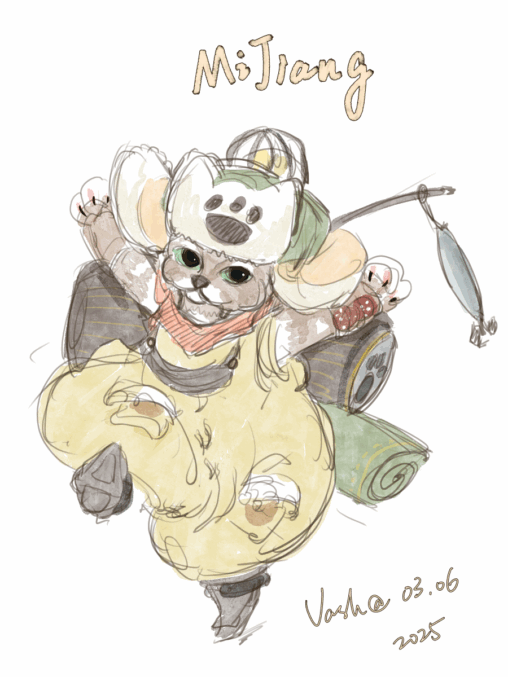 怪物猎人同人图 艾露猫