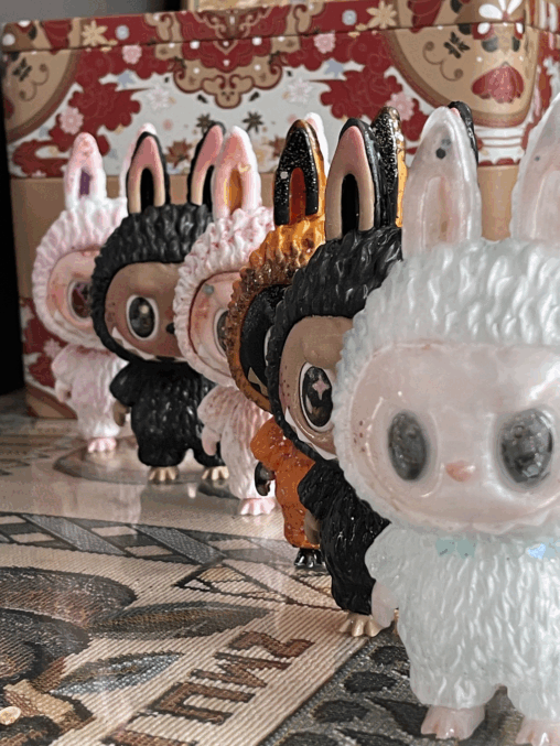 自己打印涂装的 labubu 拉布布系列