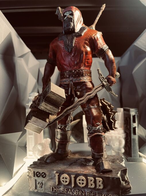 定制已售 暗黑破坏神蛮子打印涂装