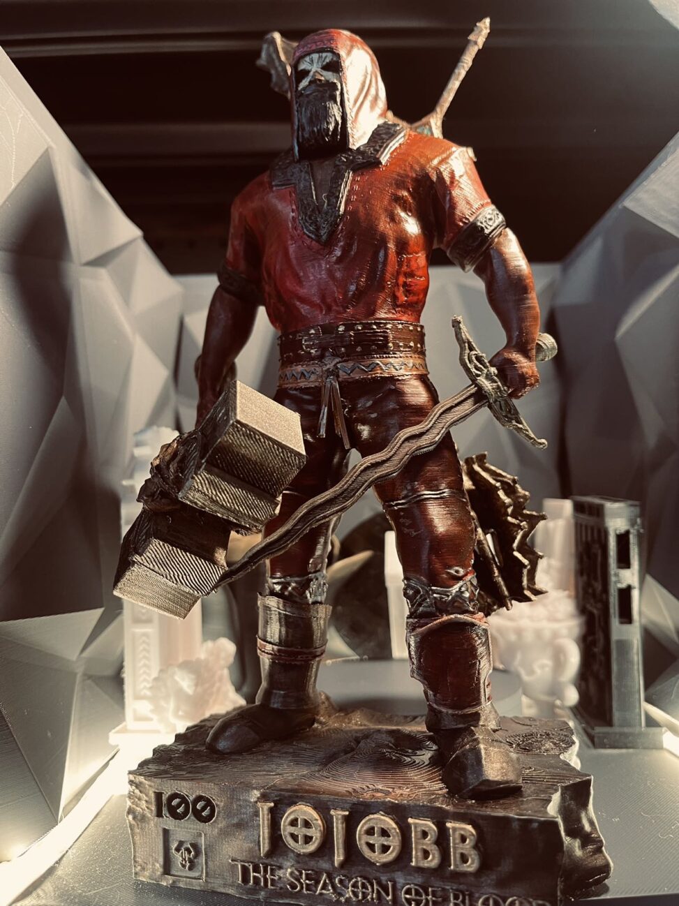 定制已售 暗黑破坏神蛮子打印涂装