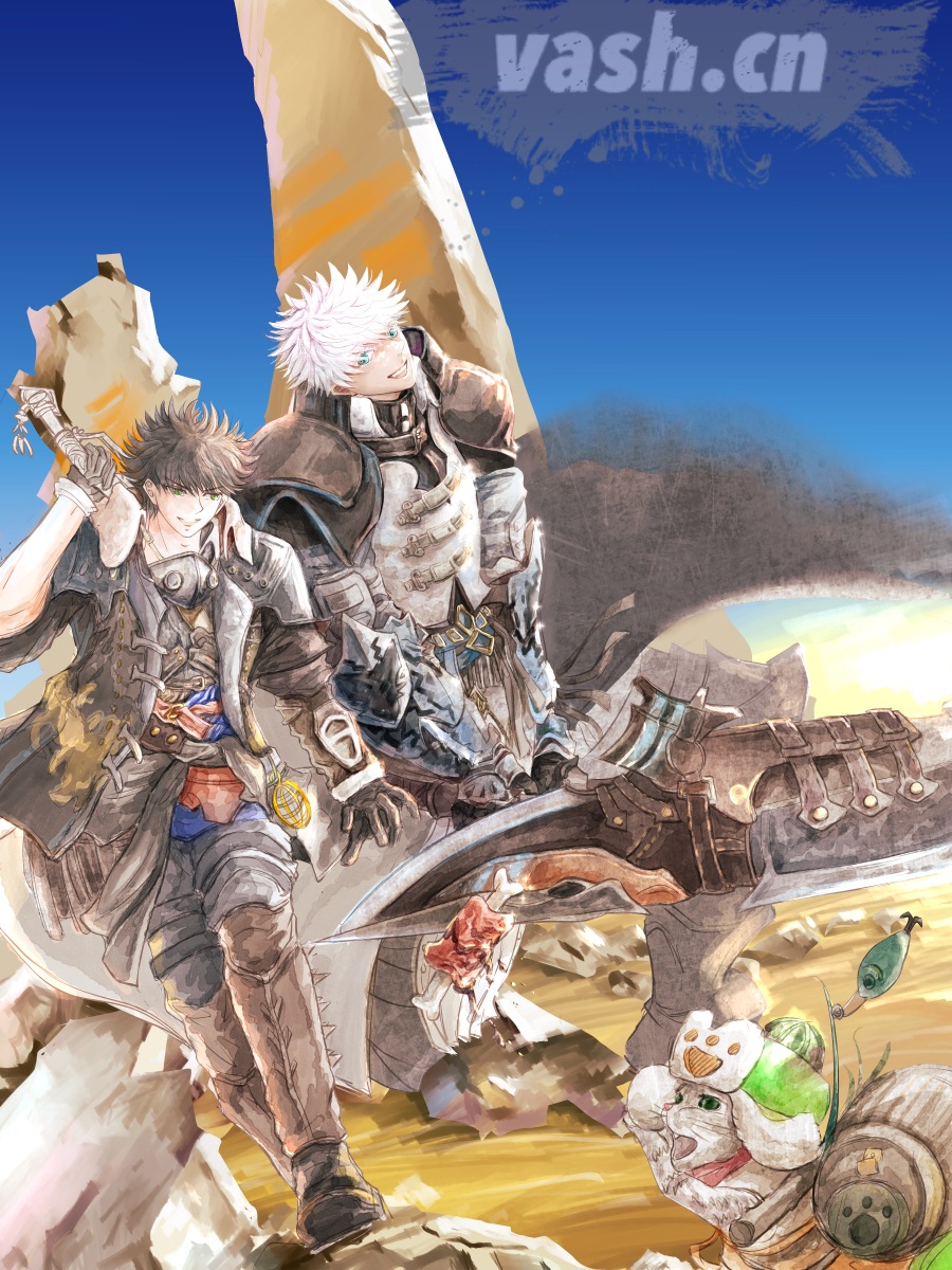 五伏 x 怪物猎人 CSP 板绘