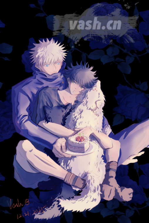 五伏 伏黑惠 2025 诞生祭贺图 CSP 板绘 咒术回战同人