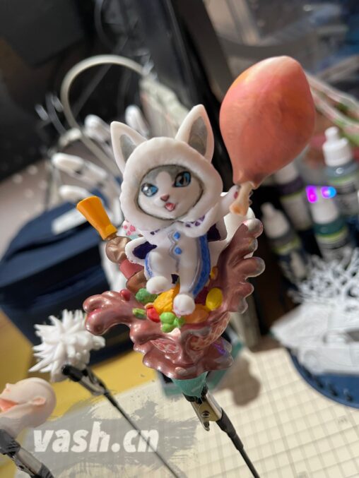 怪物猎人艾露猫 Palico 小手办涂装