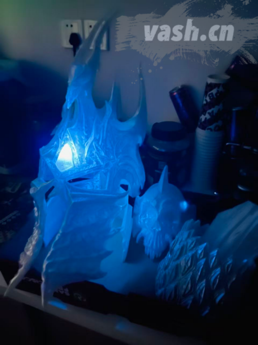 3D打印巫妖王全身 cos 用盔甲 3D printed lichking wearable cosplay suit