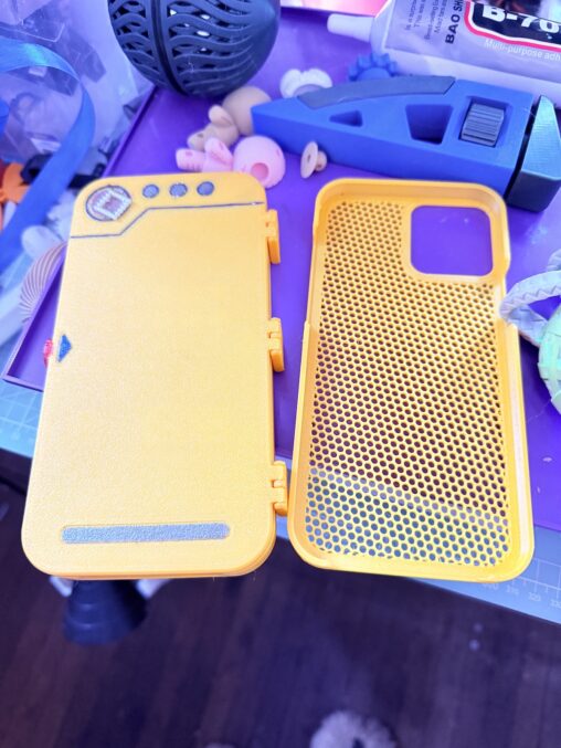 3D Printed iPhone Case for 12 Pro Max two typed