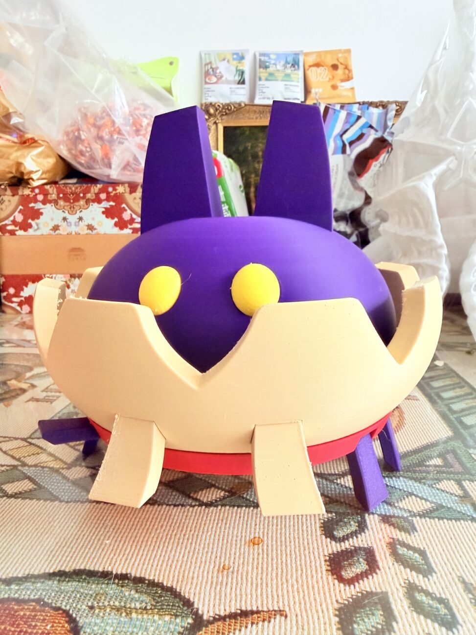 洛克王国小蛛 3D 打印异色版 拓竹 H2D 打印作品
